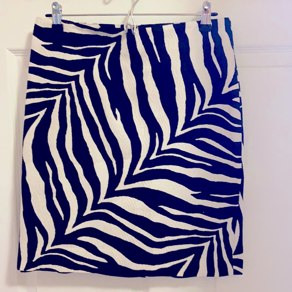 Talbots black/white skirt